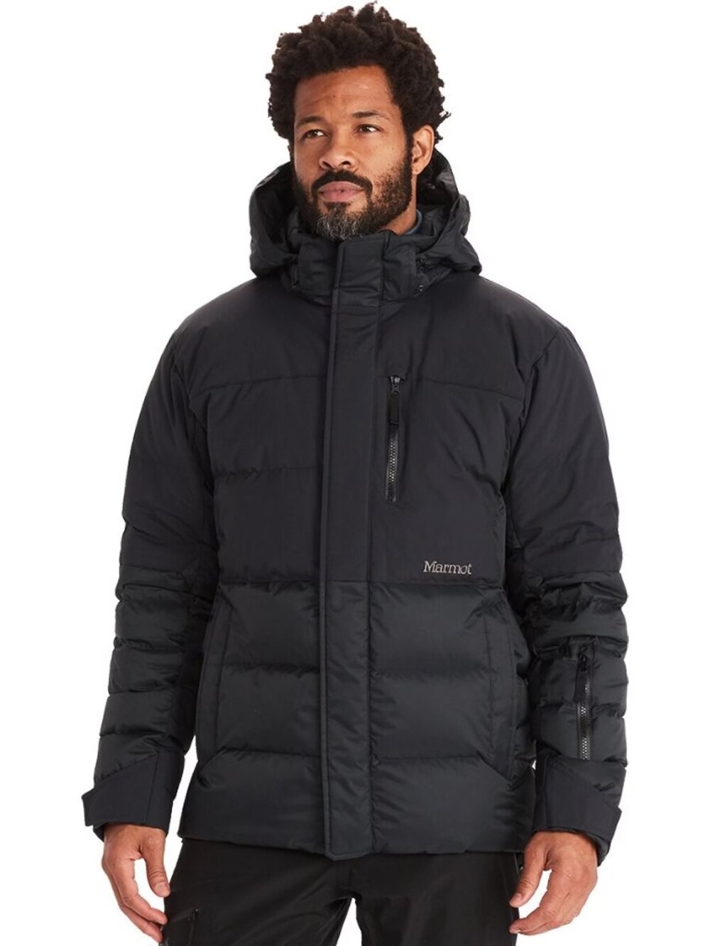 Marmot Men's Black Shadow Insulated Duck Padded Winter Puffer Jacket Size M
